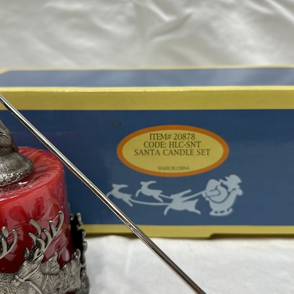 Santa Claus candle set - Picture 4 of 7